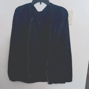 Plus size zip up top in 2x rib type